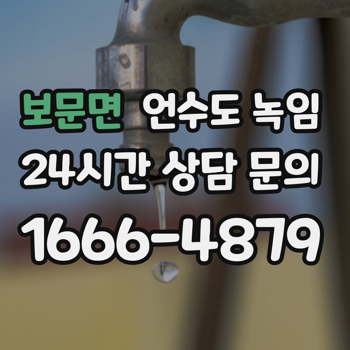 보문면 언수도 녹임