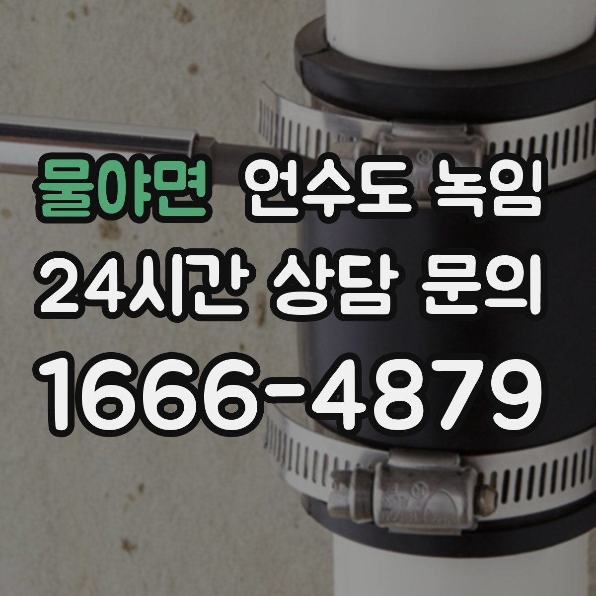 물야면 언수도 녹임 냉수 온수 비교로 결빙 지점 찾기