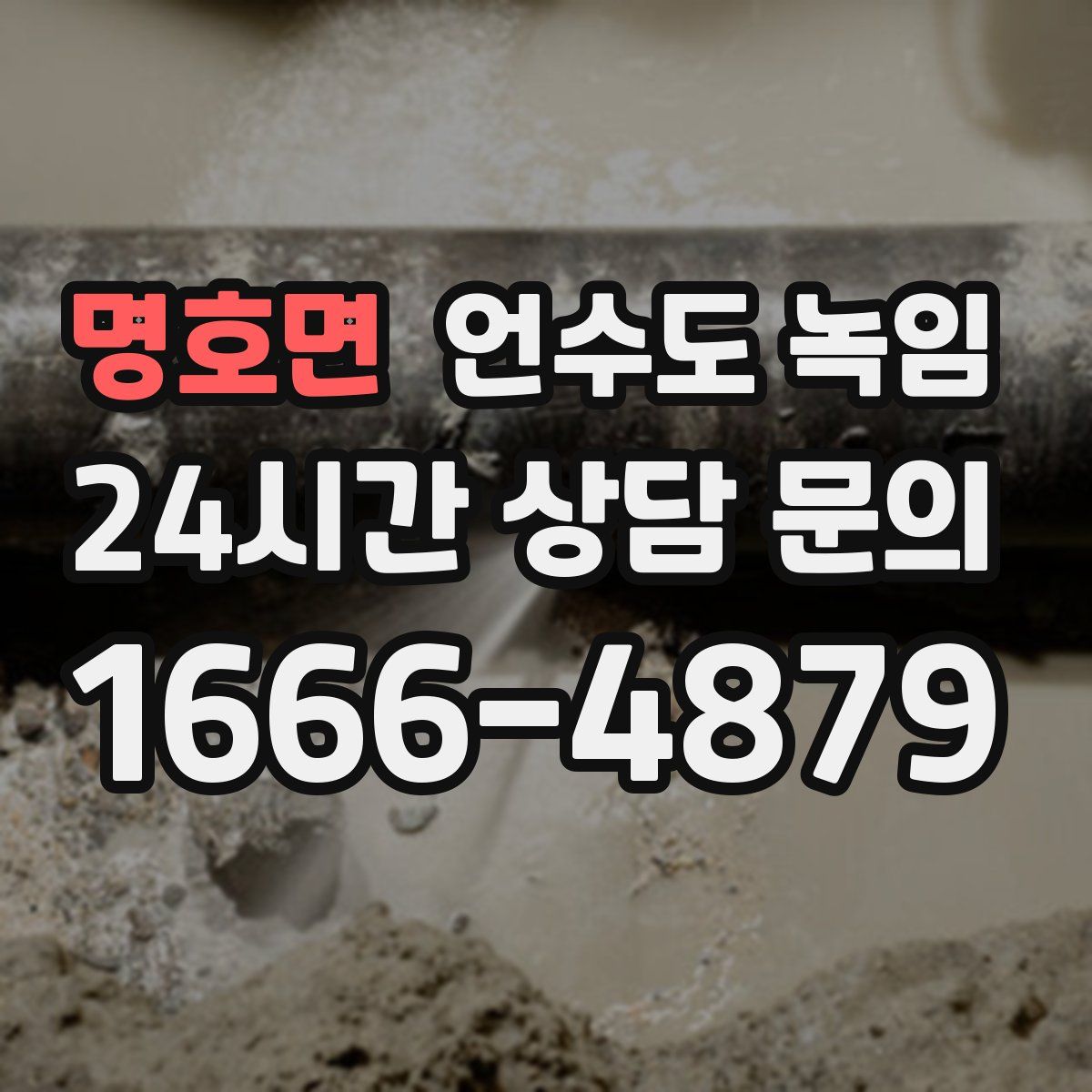 명호면 언수도 녹임