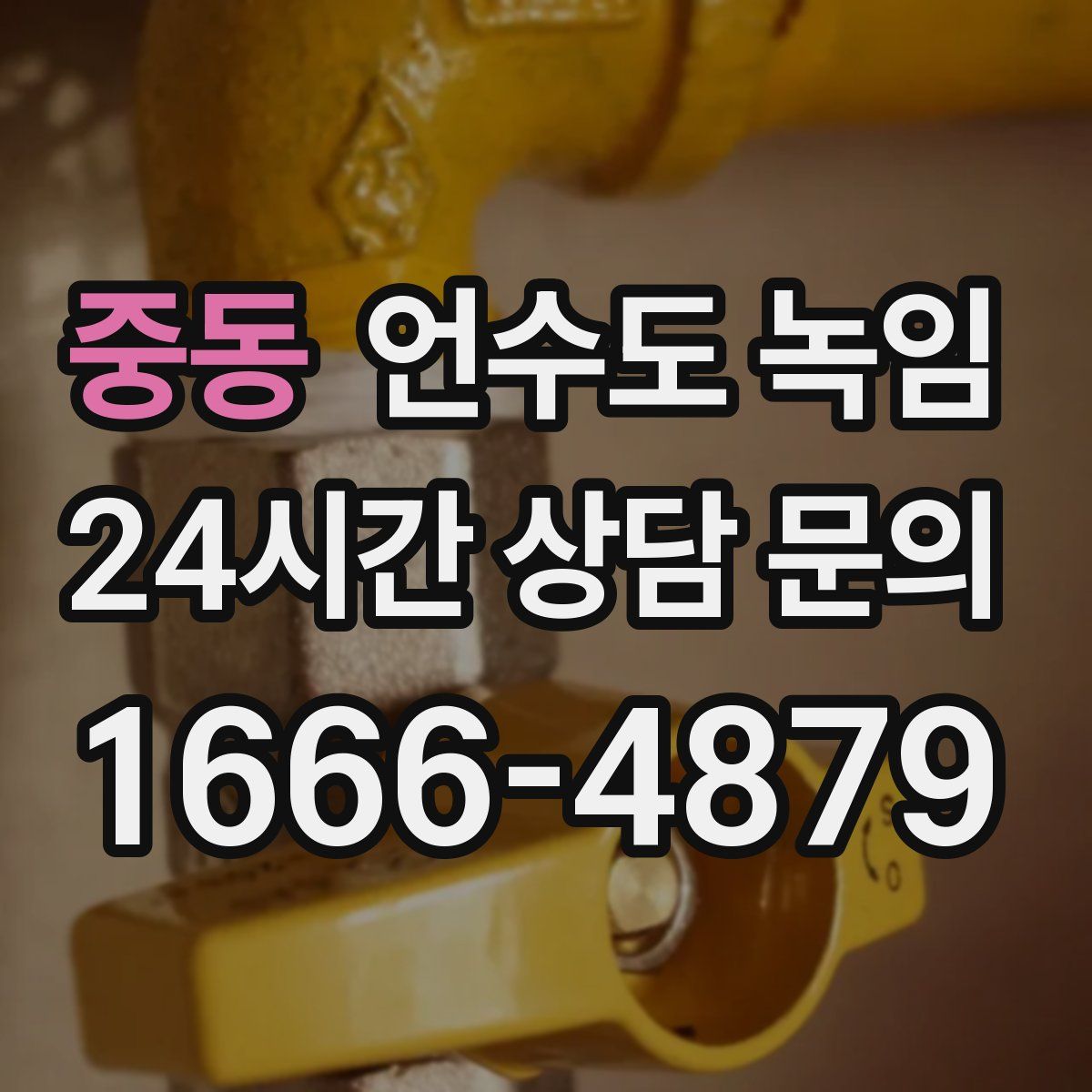 중동 언수도 녹임