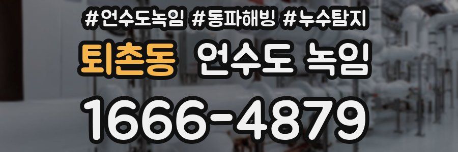 퇴촌동 언수도 녹임