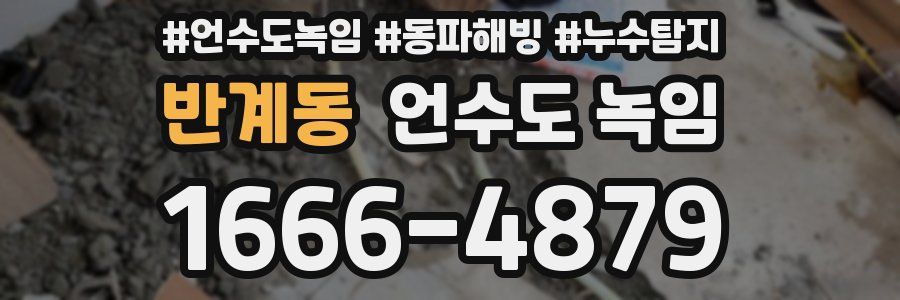 반계동 언수도 녹임