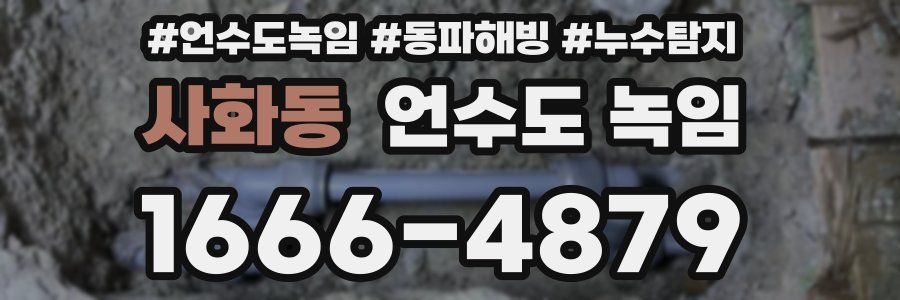 사화동 언수도 녹임