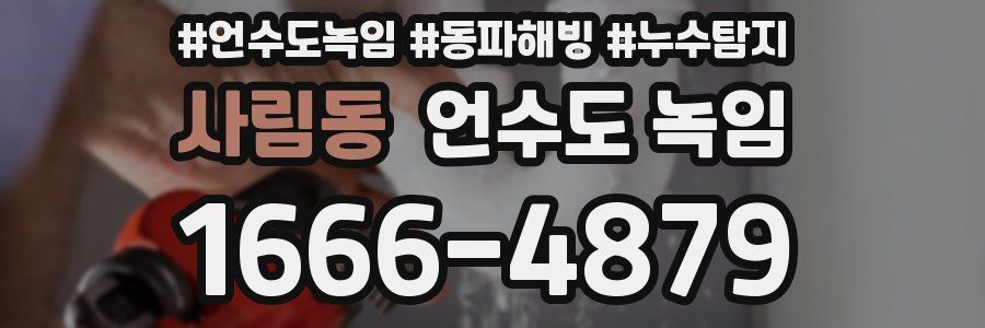 사림동 언수도 녹임