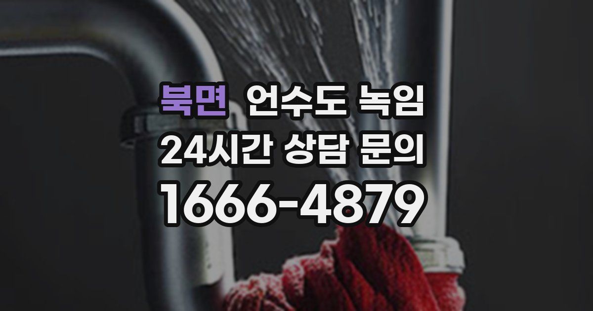 북면 언수도 녹임