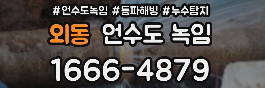 외동 언수도 녹임