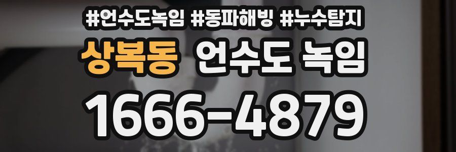 상복동 언수도 녹임