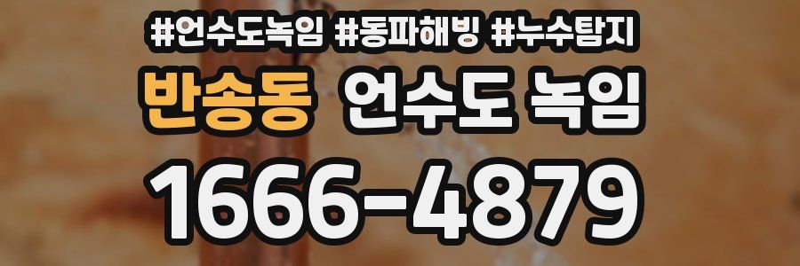 반송동 언수도 녹임