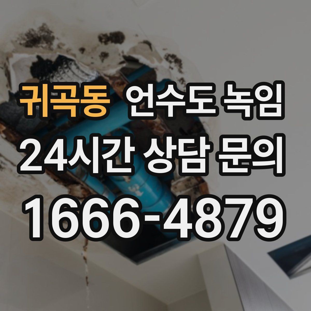 귀곡동 언수도 녹임 셀프 해빙하다가 배관 터지는 이유