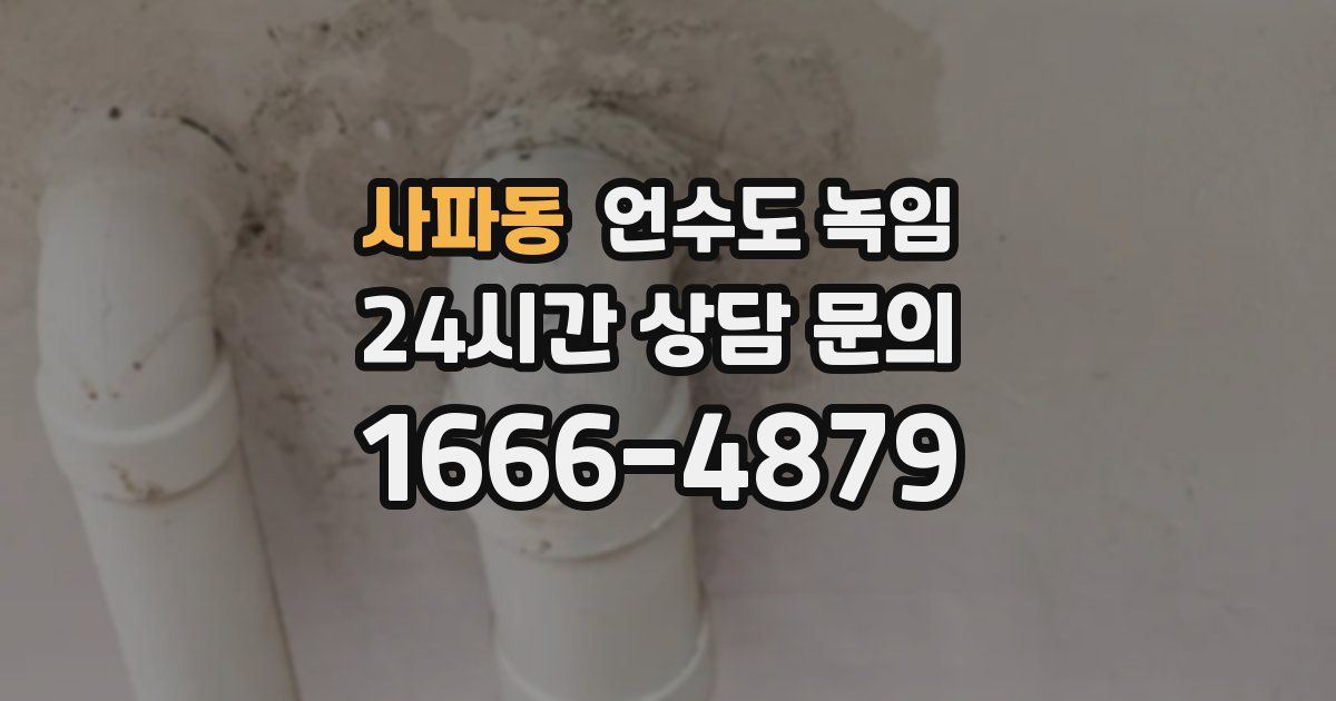 사파동 언수도 녹임