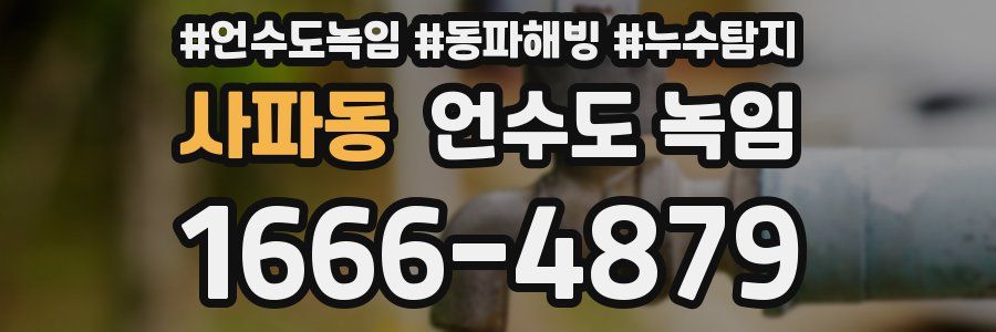 사파동 언수도 녹임