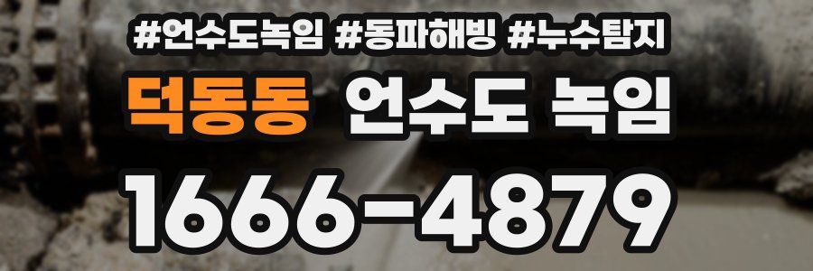 덕동동 언수도 녹임