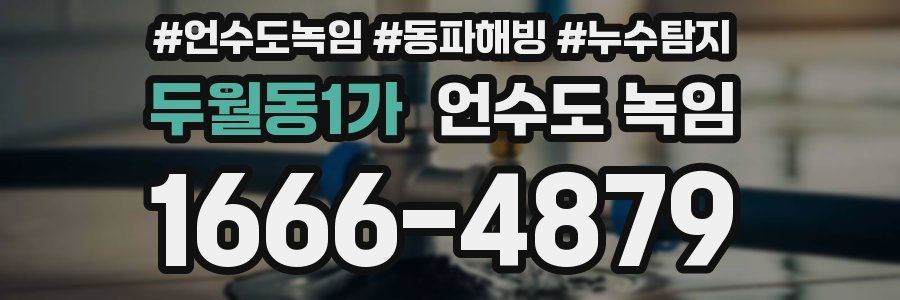 두월동1가 언수도 녹임