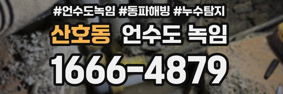 산호동 언수도 녹임