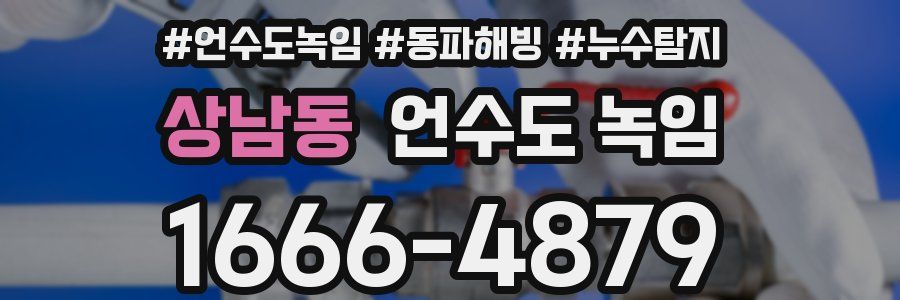 상남동 언수도 녹임