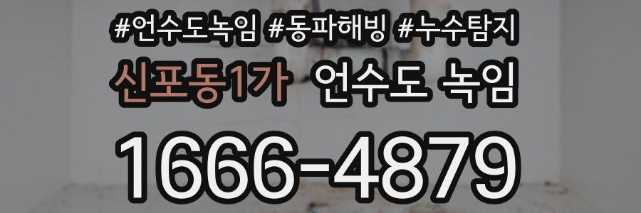 신포동1가 언수도 녹임