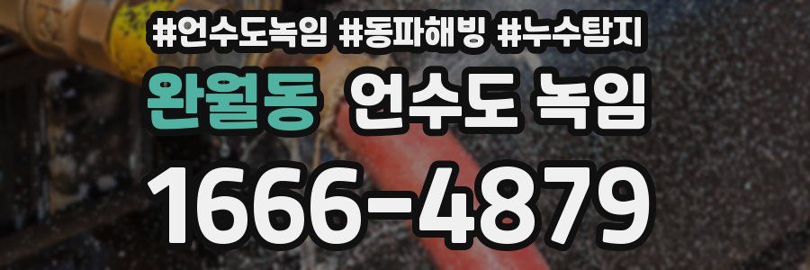 완월동 언수도 녹임