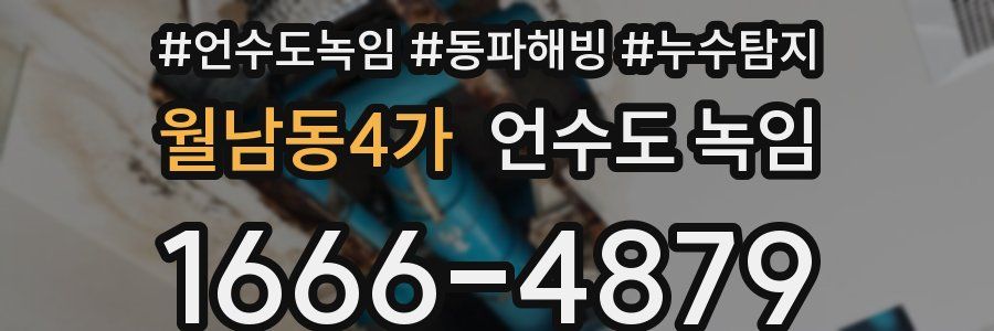 월남동4가 언수도 녹임