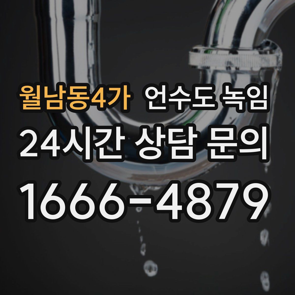 월남동4가 언수도 녹임