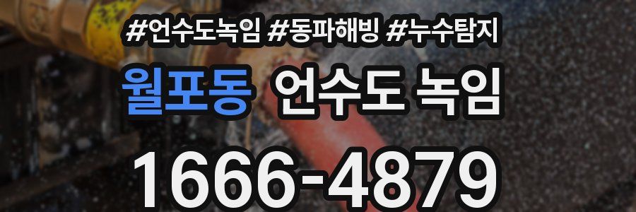 월포동 언수도 녹임