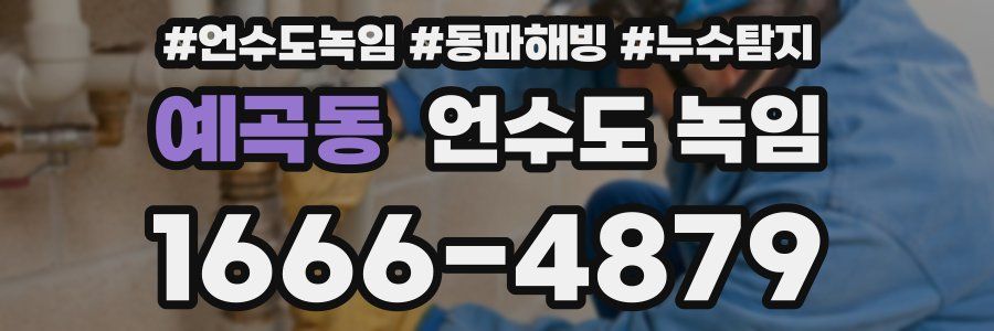 예곡동 언수도 녹임