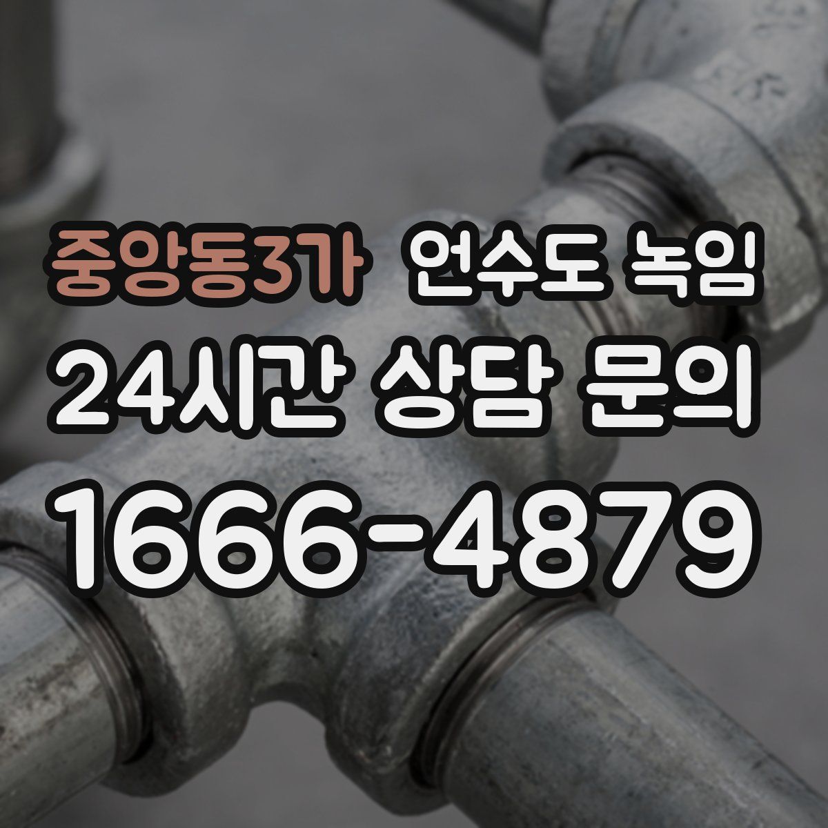 중앙동3가 언수도 녹임