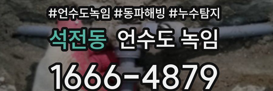 석전동 언수도 녹임