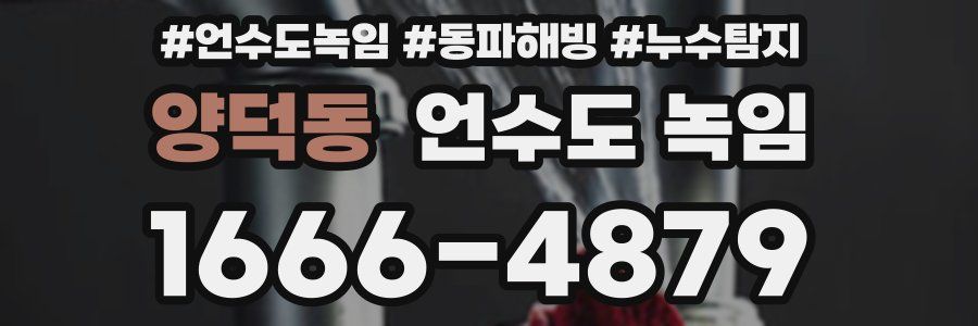 양덕동 언수도 녹임