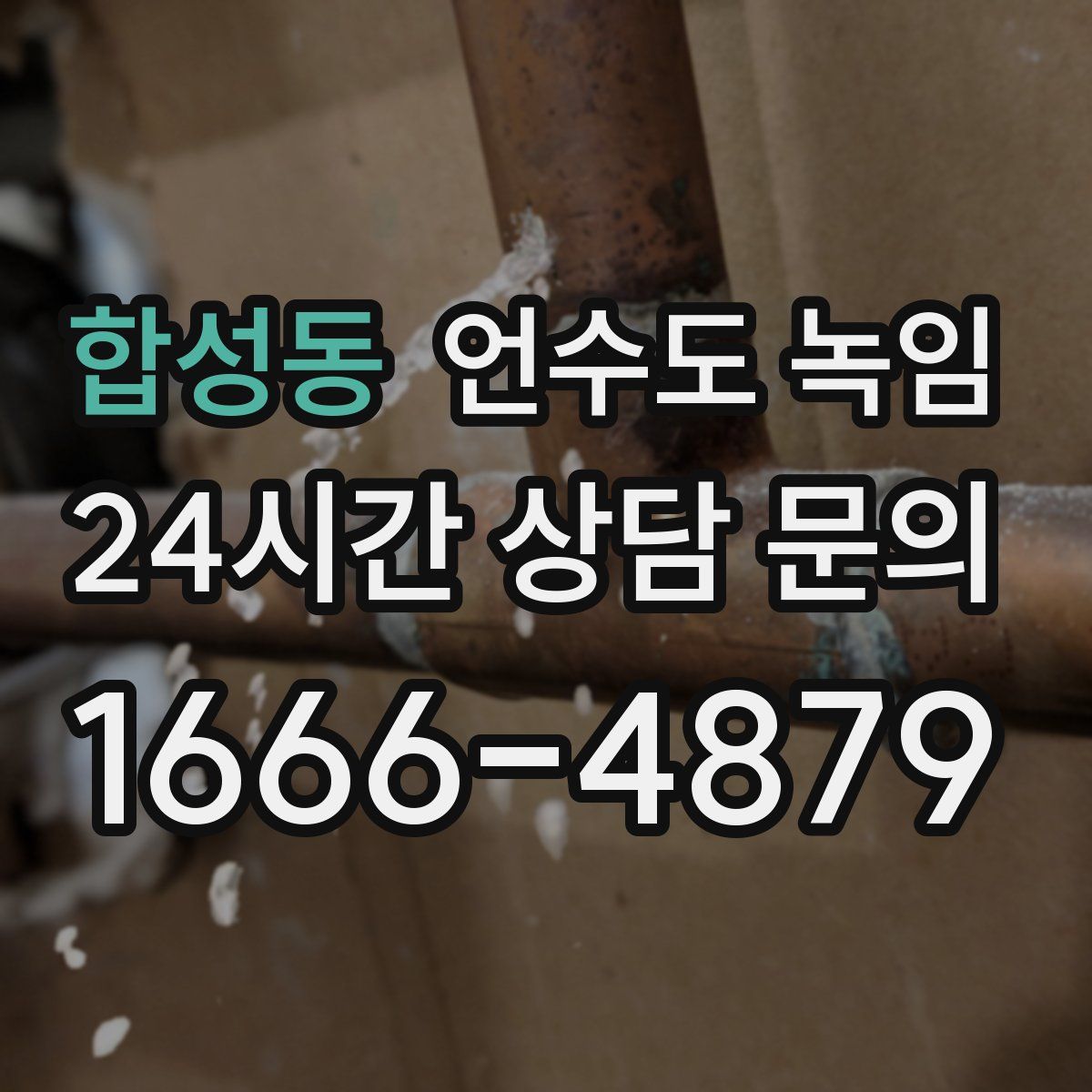 합성동 언수도 녹임