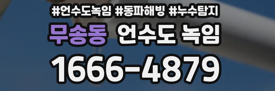 무송동 언수도 녹임