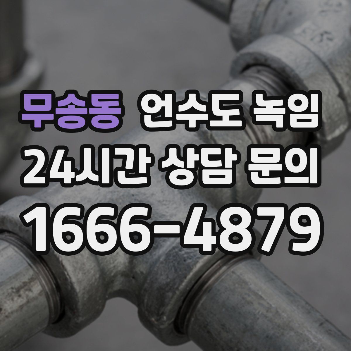 무송동 언수도 녹임