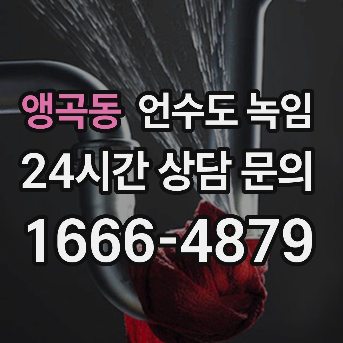 앵곡동 언수도 녹임 한 군데만 안 나오는 집의 결빙 지점 찾기
