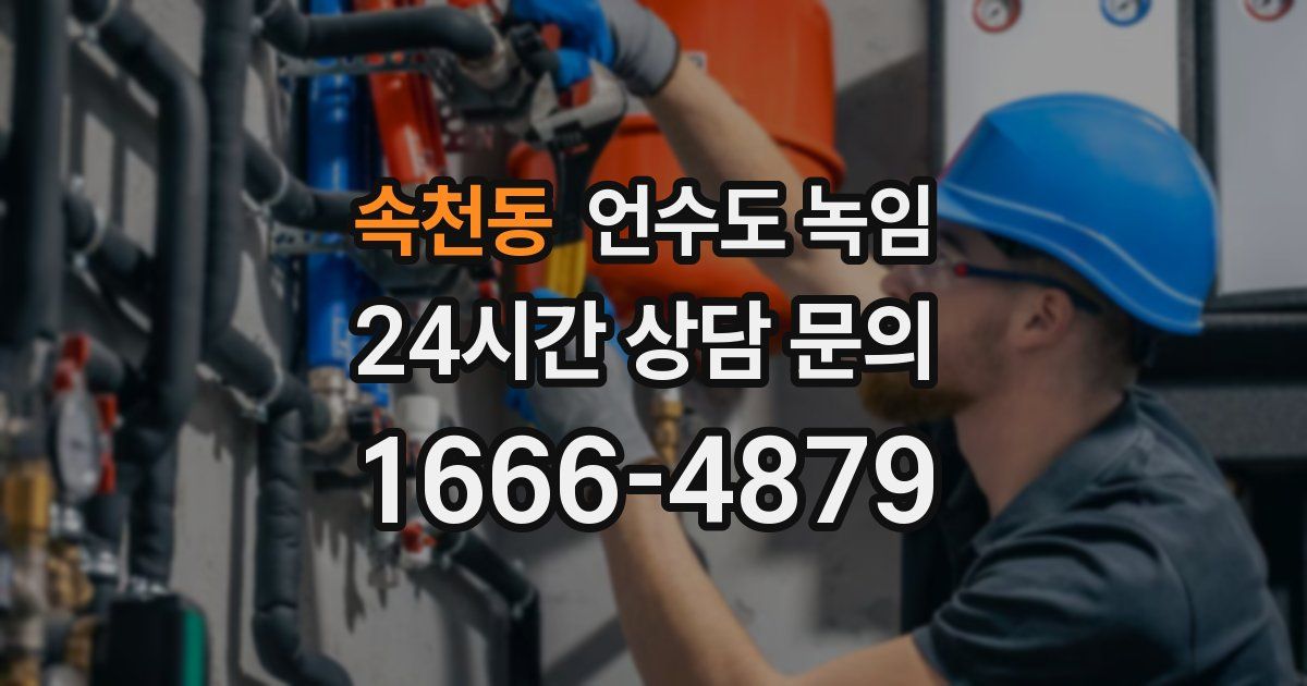 속천동 언수도 녹임