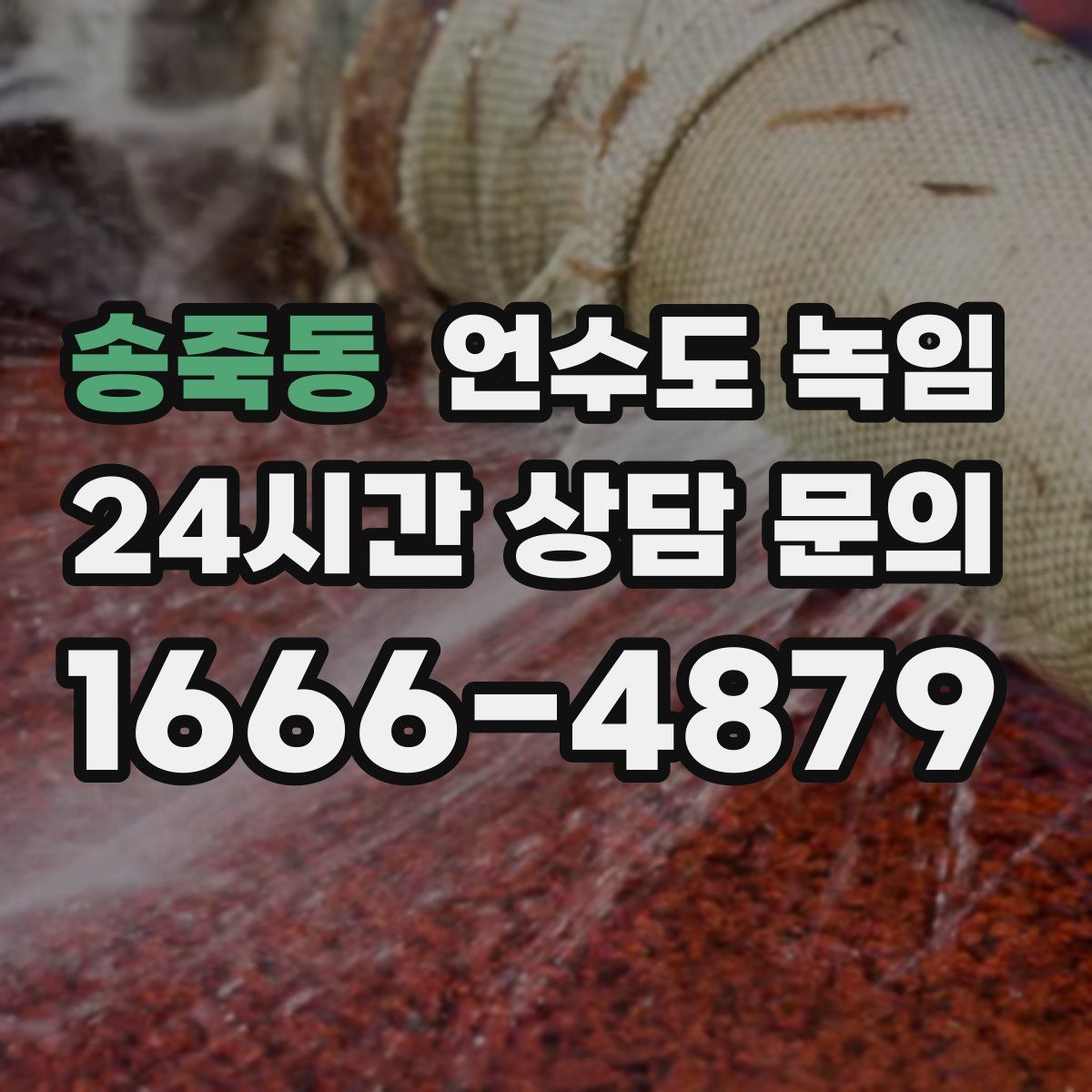 송죽동 언수도 녹임