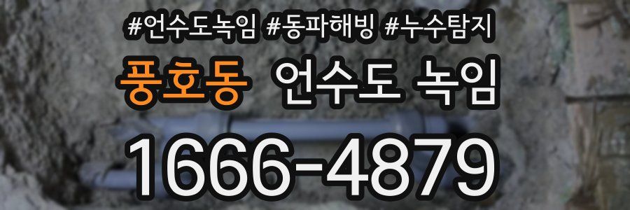풍호동 언수도 녹임