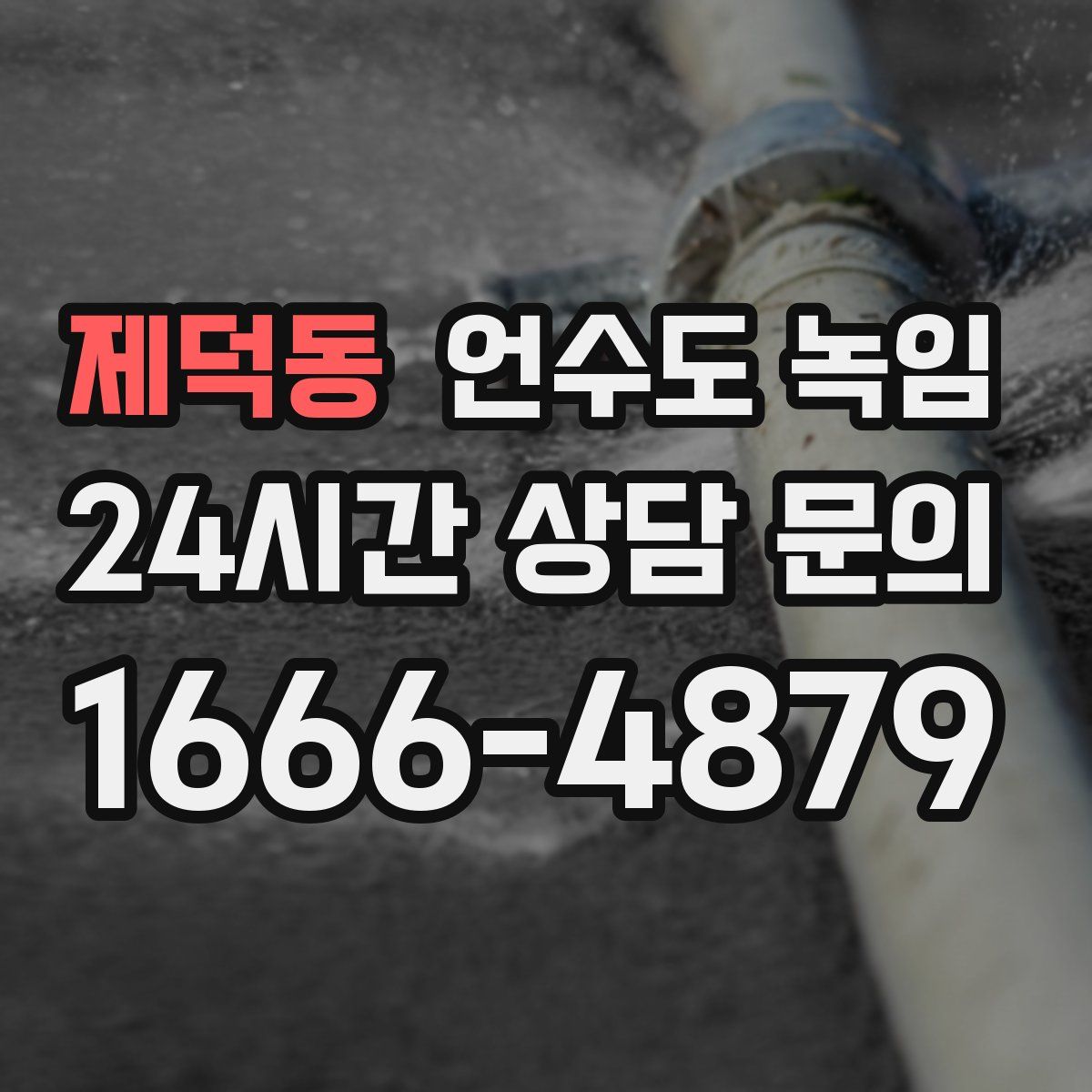 제덕동 언수도 녹임