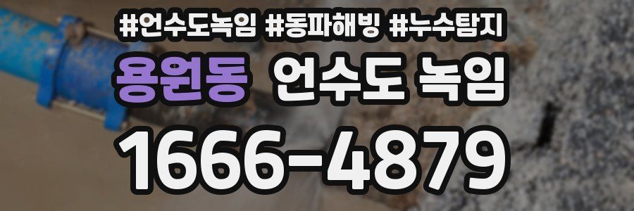 용원동 언수도 녹임