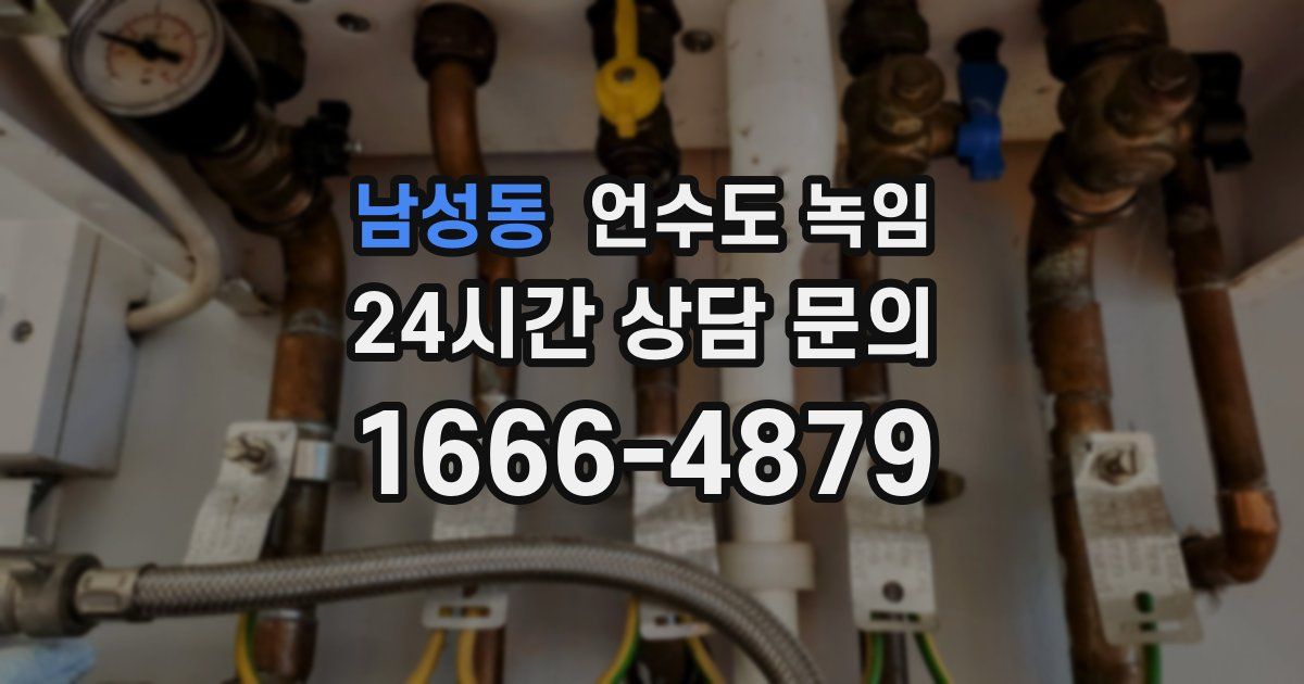 남성동 언수도 녹임