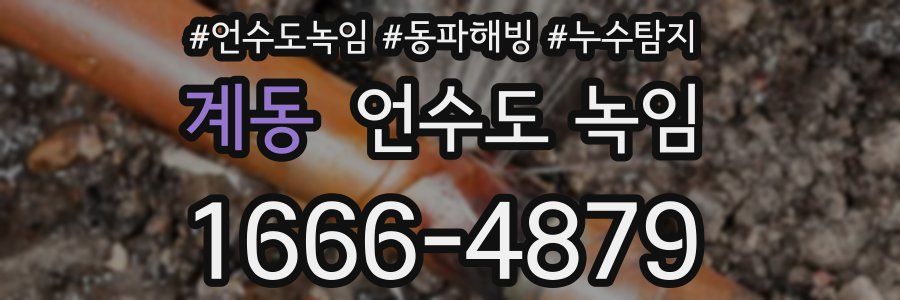 계동 언수도 녹임