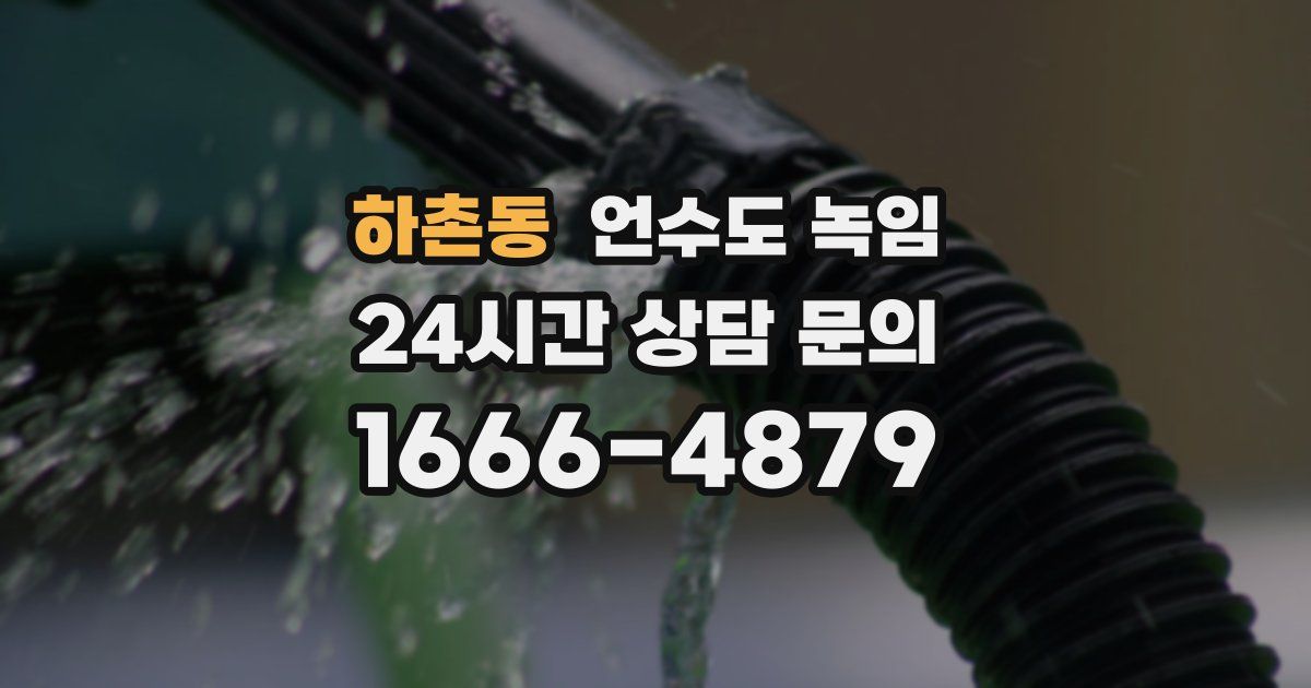 하촌동 언수도 녹임