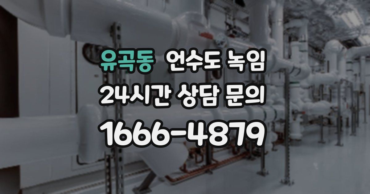 유곡동 언수도 녹임