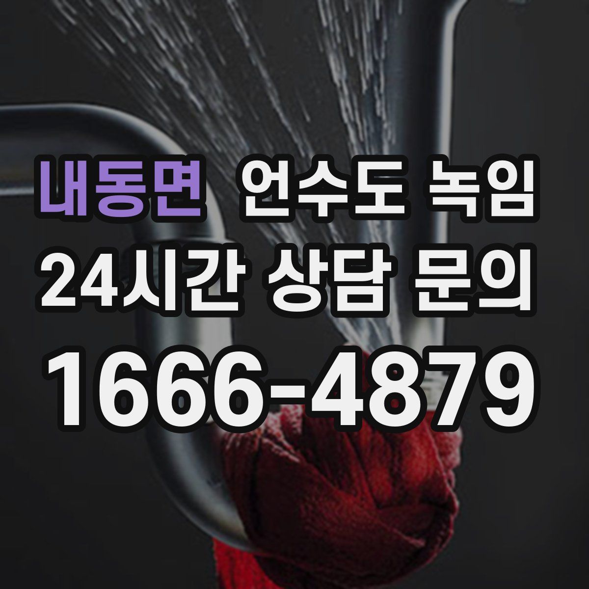 내동면 언수도 녹임