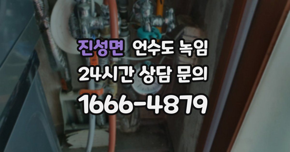 진성면 언수도 녹임