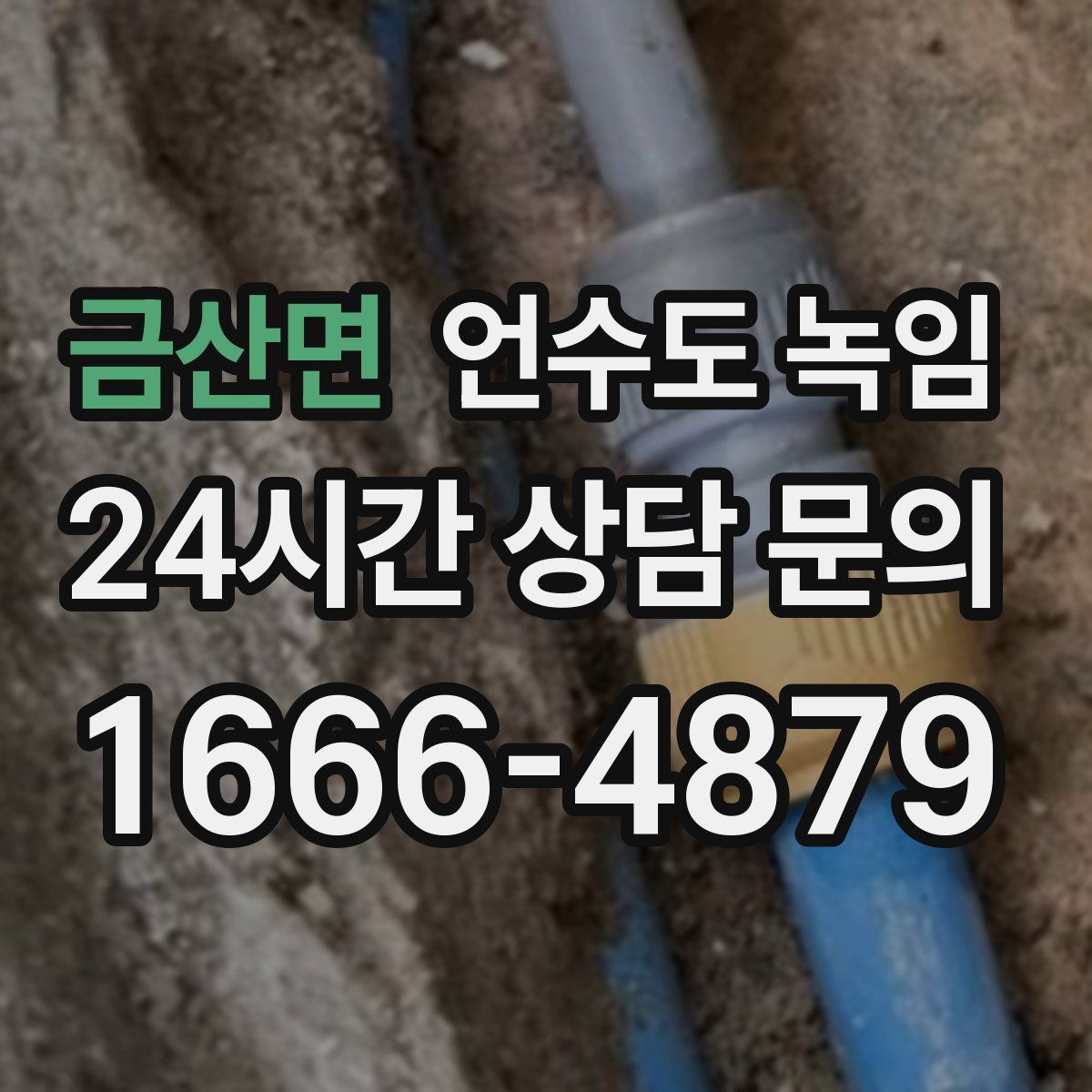 금산면 언수도 녹임