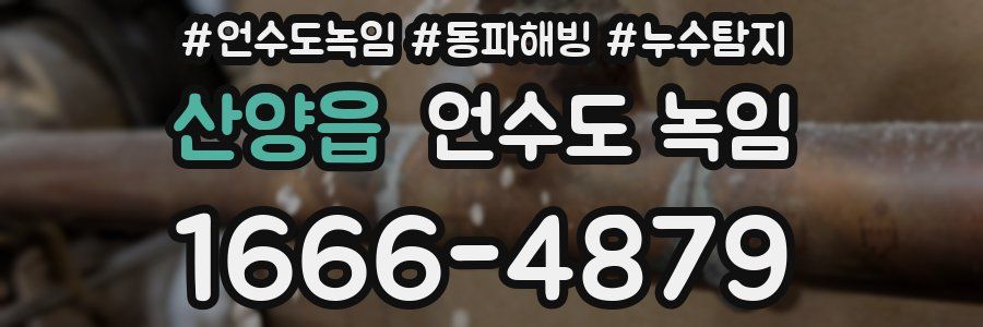 산양읍 언수도 녹임