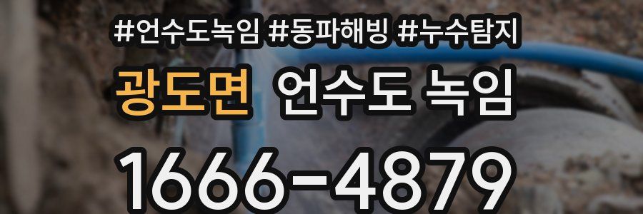 광도면 언수도 녹임