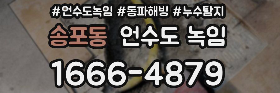 송포동 언수도 녹임