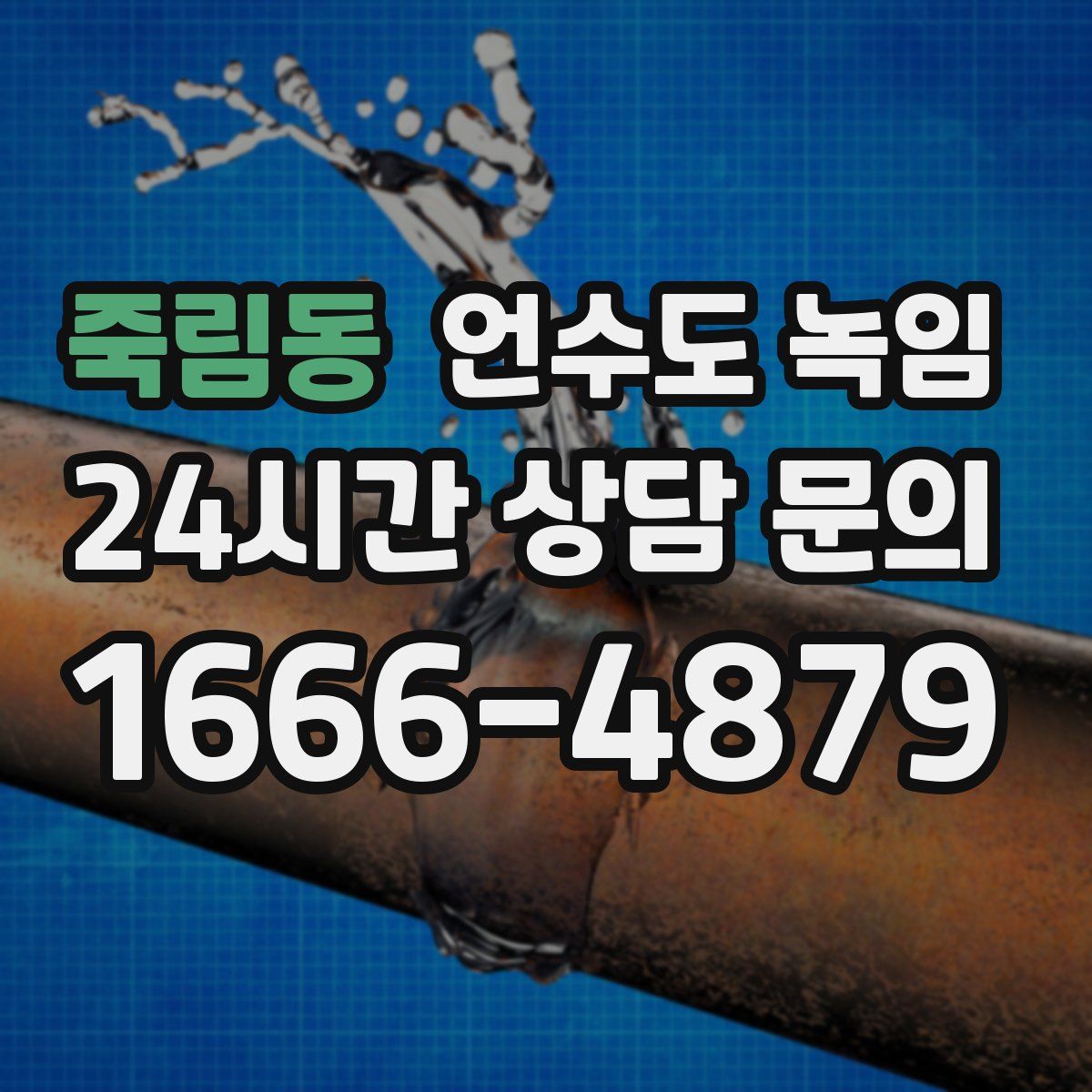 죽림동 언수도 녹임