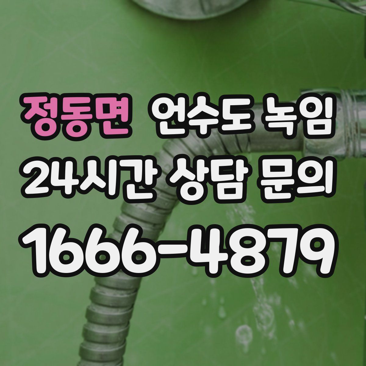 정동면 언수도 녹임