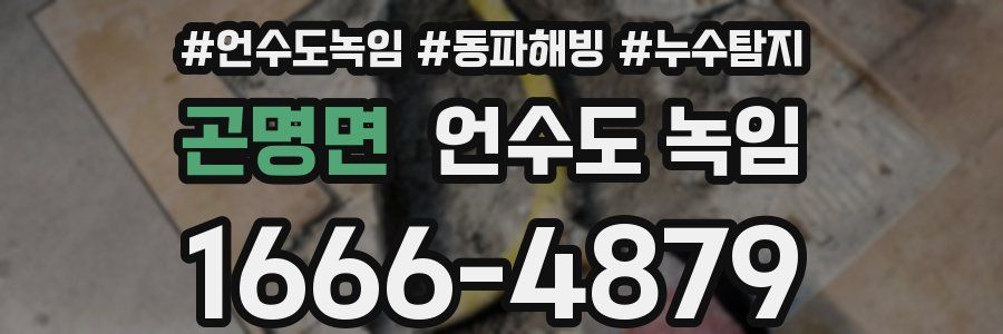 곤명면 언수도 녹임